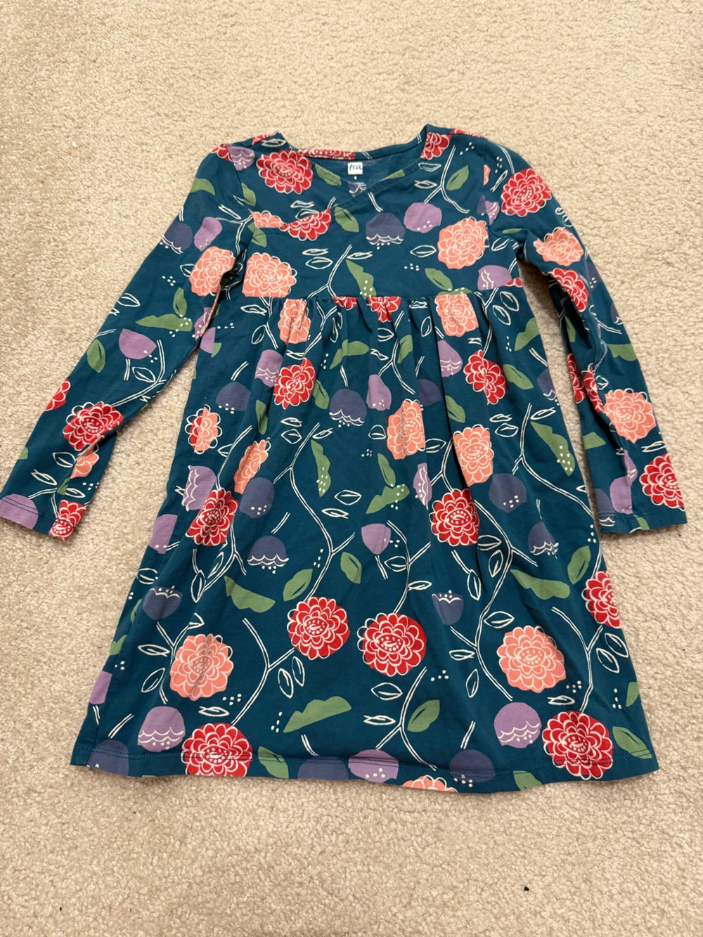 Tea Collection Long Sleeve Wrap Neck